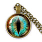 Fashion Evil Eye Pendant Necklace | Trendy Glass Cabochon Jewelry Gift
