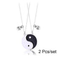 Broken Heart Best Friends Pendant Set | Magnetic Adjustable Lover Necklace for Women