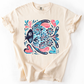 Watercolor Fish Gorgeous Summer Beach Sunshine Ocean Breeze Seaside Vibes Coastal Calm Comfort Colors Tee