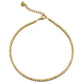 Light luxury 18K gold and silver anklet
