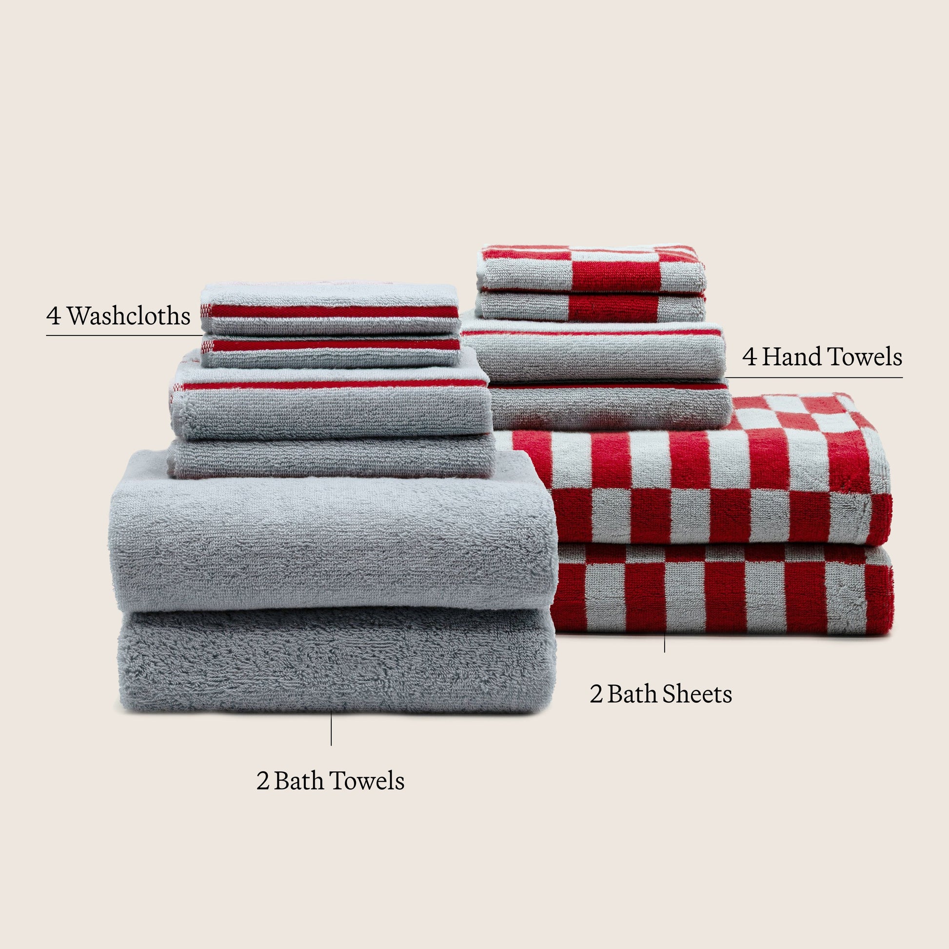 Pietra Australian Cotton Towels Italic