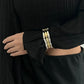 Light luxury ins style beaded bamboo bracelet