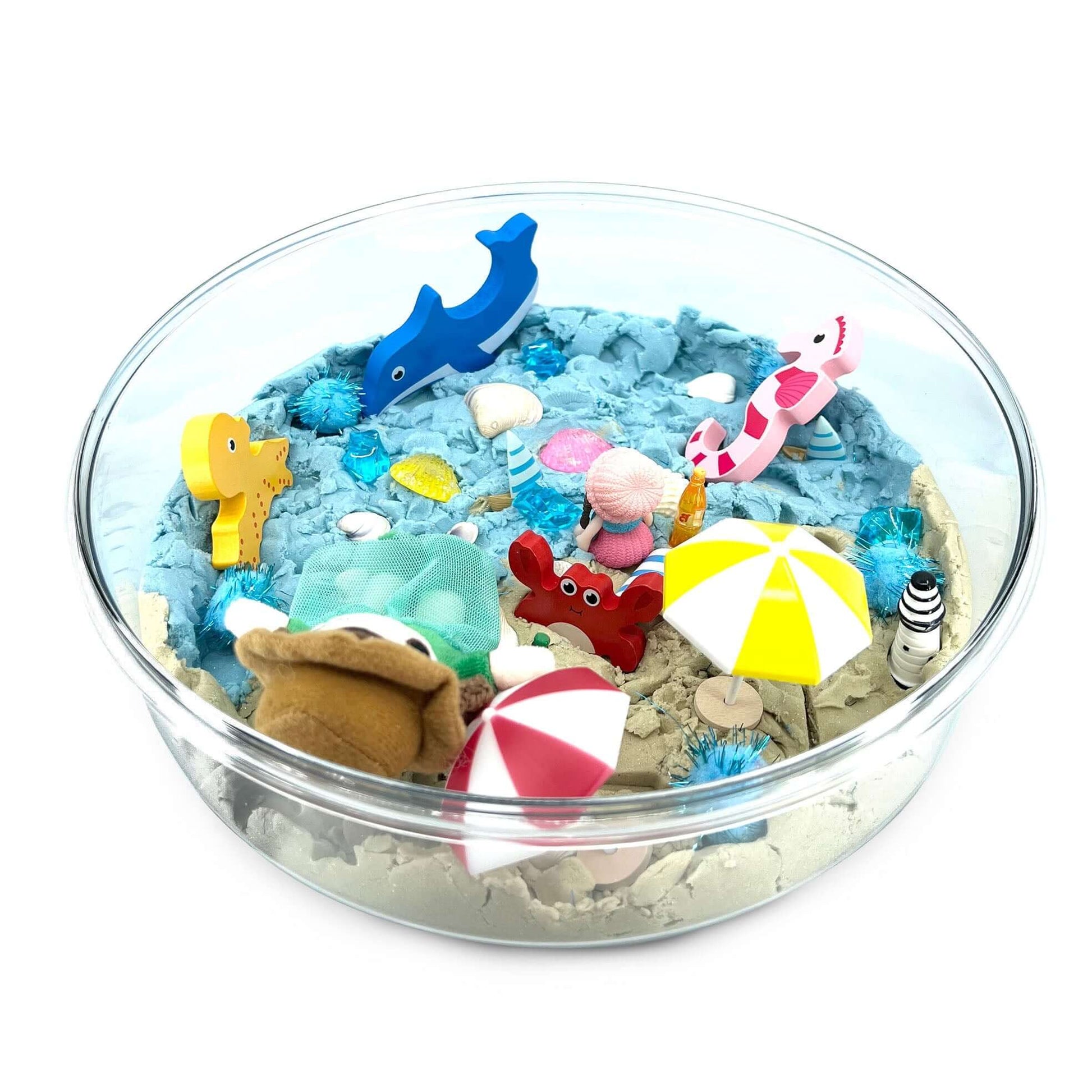 Beach Day, Ocean Theme Set with Kinetic Sand Blossom & Bloom Kids