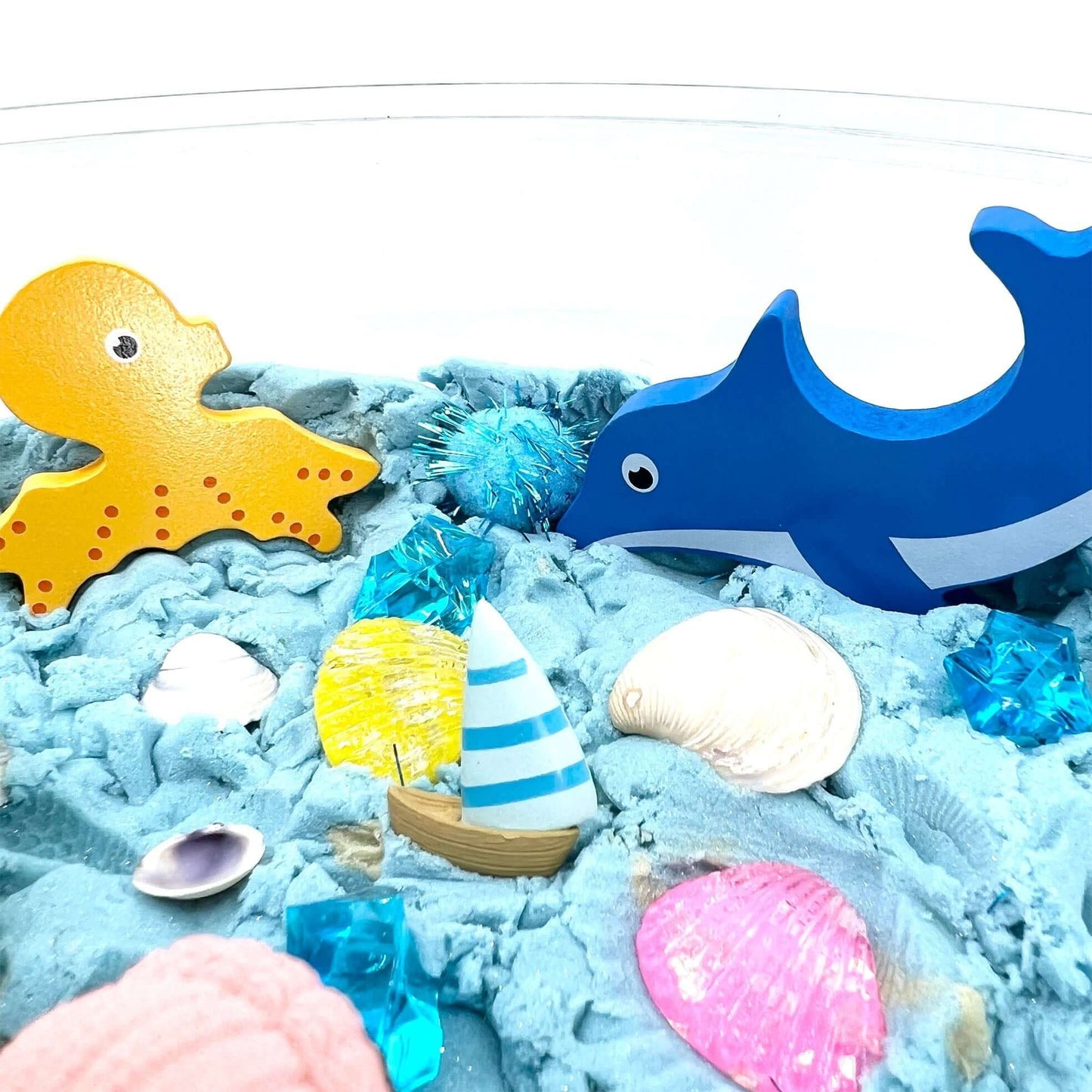 Beach Day, Ocean Theme Set with Kinetic Sand Blossom & Bloom Kids