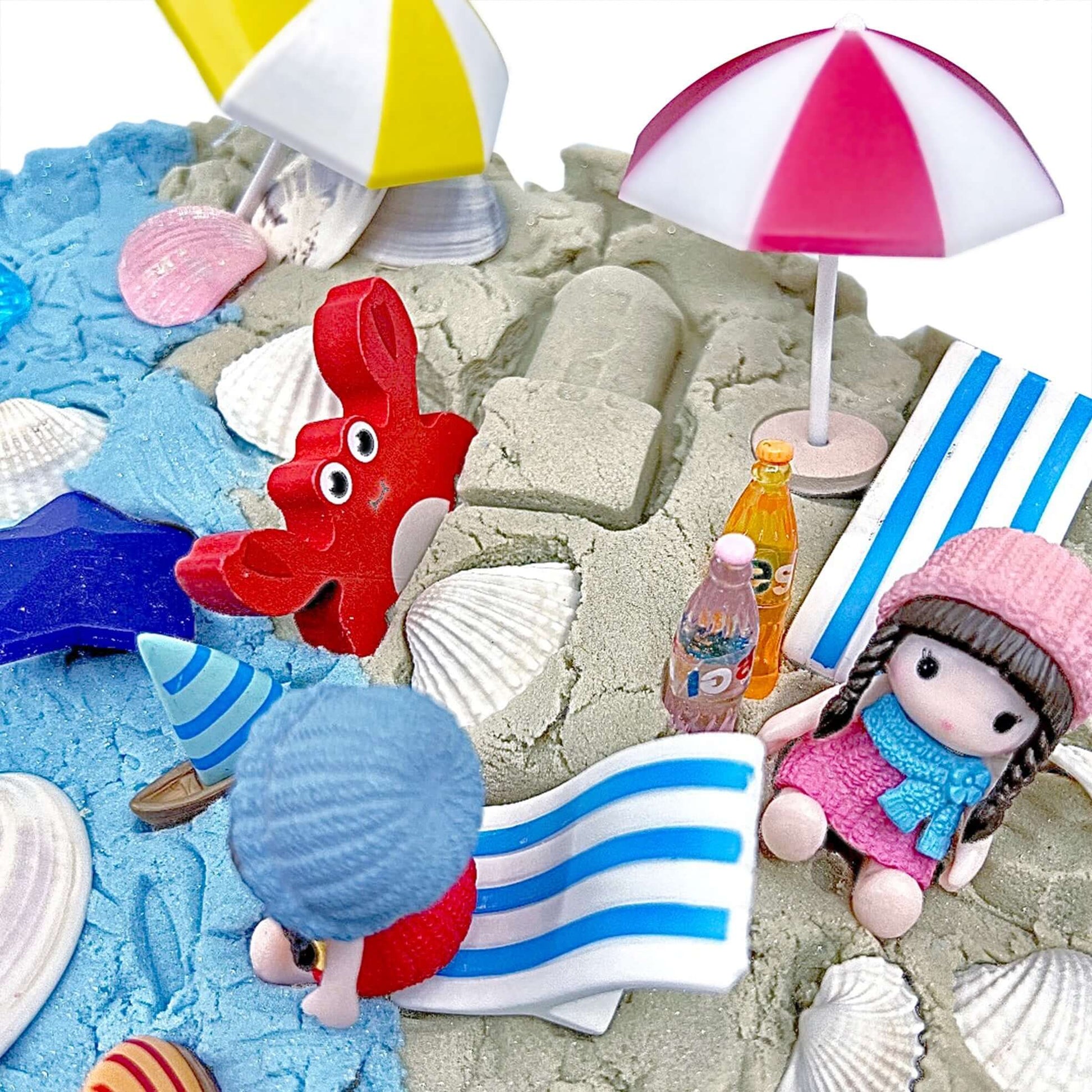 Beach Day, Ocean Theme Set with Kinetic Sand Blossom & Bloom Kids