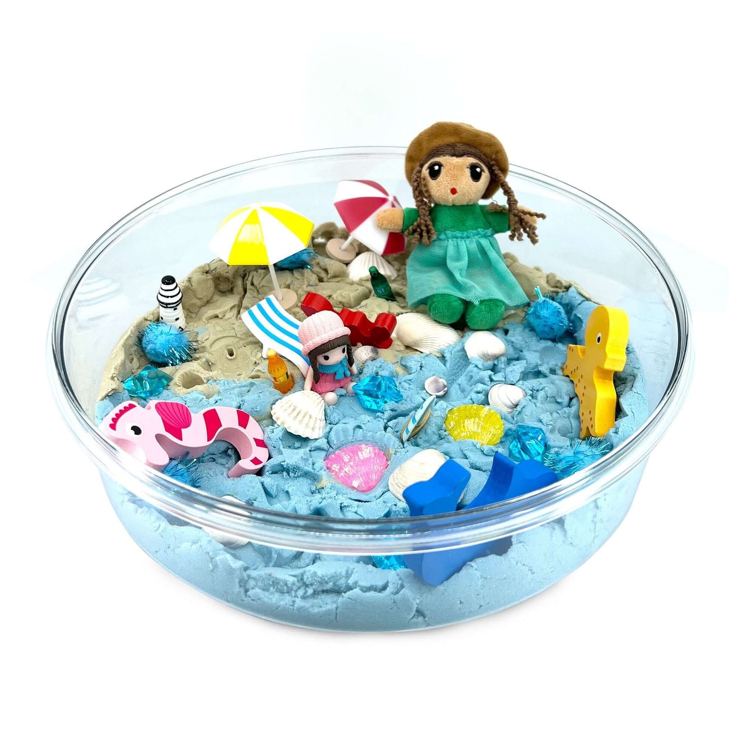 Beach Day, Ocean Theme Set with Kinetic Sand Blossom & Bloom Kids