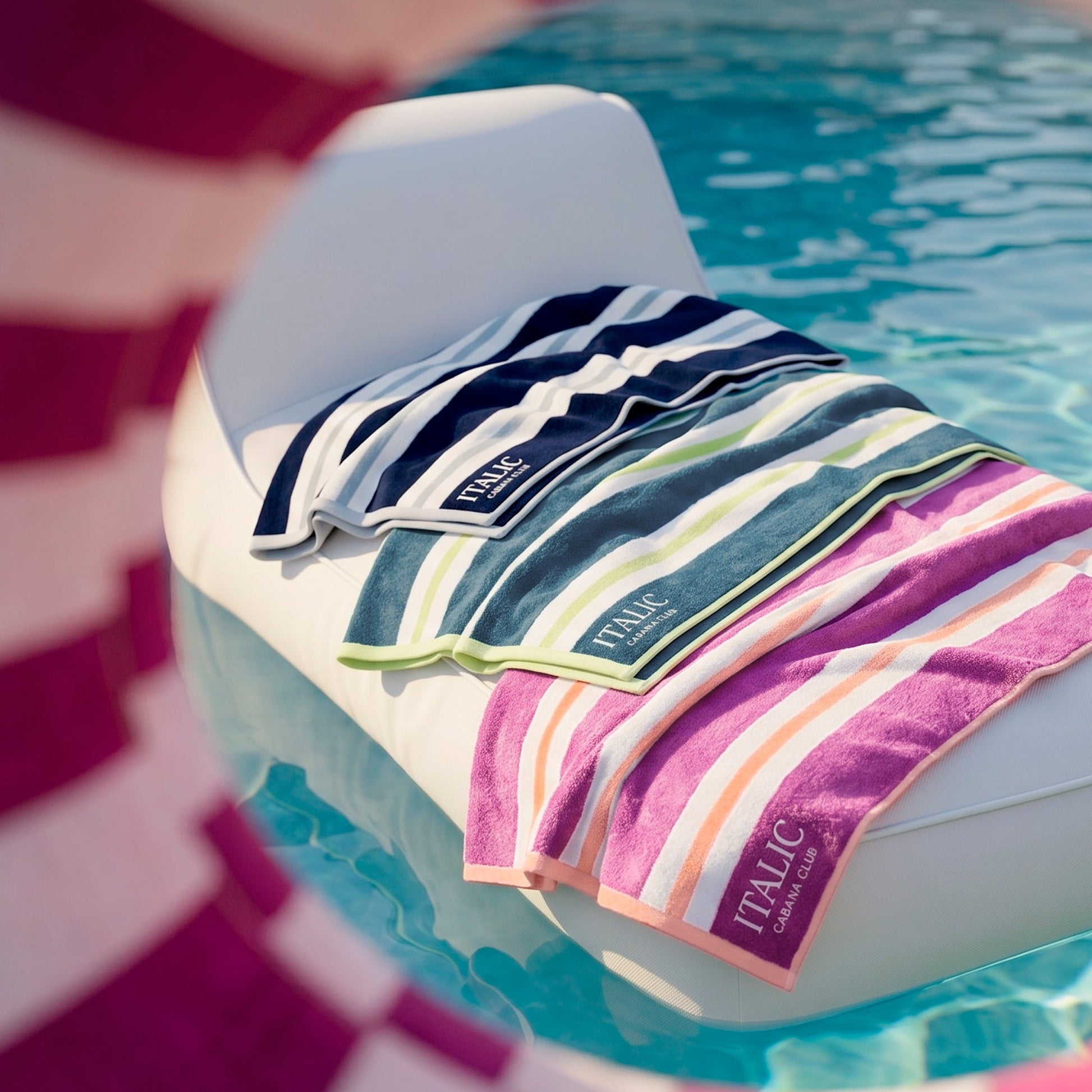 Bondi Australian Cotton Beach Towels Italic