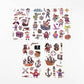 Cartoon Pirate Temporary Tattoos – 10 Sheets