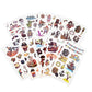 Cartoon Pirate Temporary Tattoos – 10 Sheets