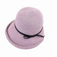 Classic Foldable Straw Beach Hat with Ribbon