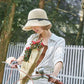 Classic Foldable Straw Beach Hat with Ribbon