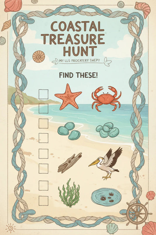 Coastal Road Trip Journal for Families