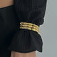 Light luxury ins style beaded bamboo bracelet