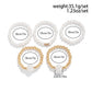 18k gold pearl stacking bracelet