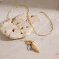 18K Gold Conch Shaped Fashion Necklace