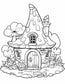 140 Fairy House Coloring Pages – Printable PDF Digital Download