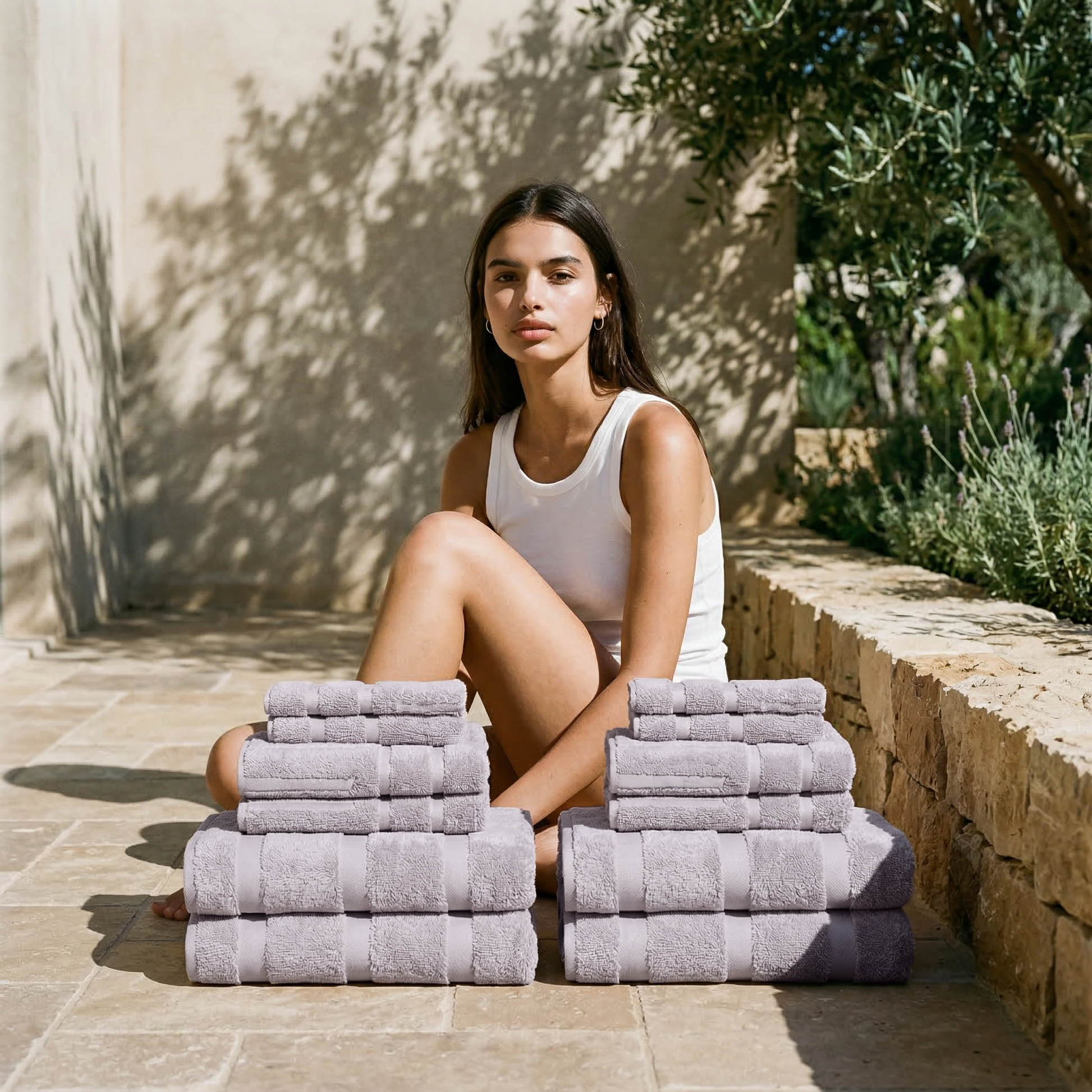 Capri Australian Cotton Towels Italic