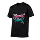 Mermaid Vibes Birthday Party Mermaid Squad  Polyester Blend T-Shirt