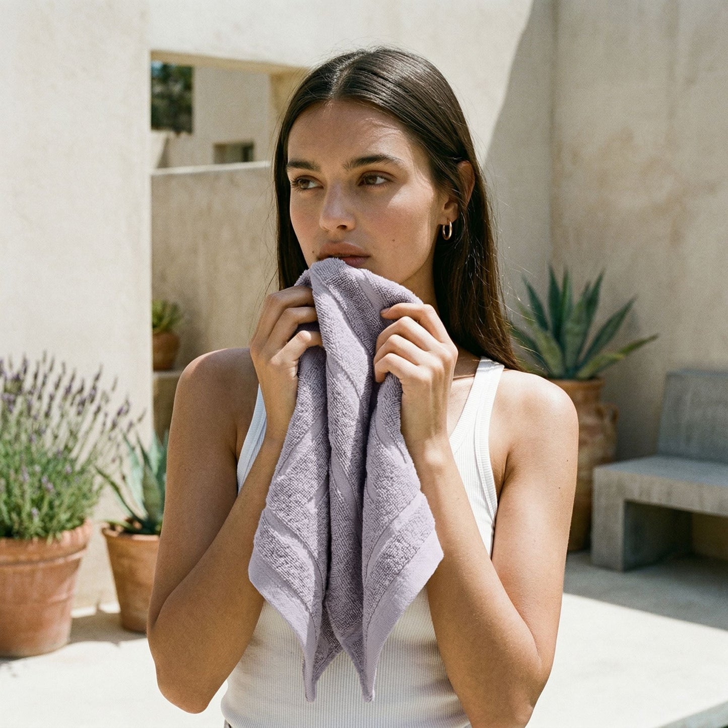 Australian Cotton Towels Italic