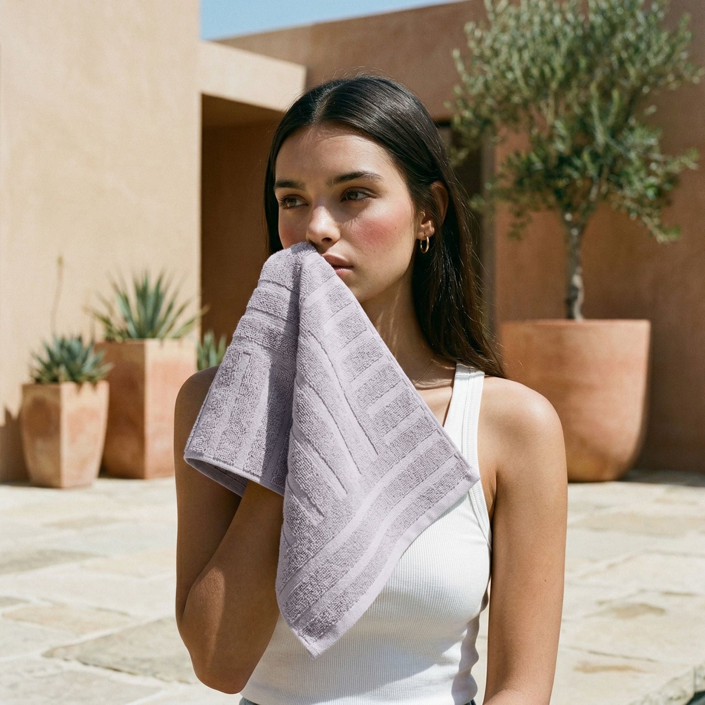 Capri Australian Cotton Towels Italic