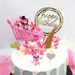 Happy Birthday Cake Topper Gold Cake Topper Acrylic Cake Topper Happy Birthday Cake Topper Cake Decoration Acrylic Letter Cake Toppers Party Supplies Happy Birthday Black Cake Decorations