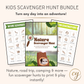 Kids Scavenger Hunt Bundle – Free Printable Activities