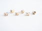Papillon Studs - Fluorite