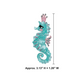 Starla the Seahorse Siren Brooch by Miss Fluff x Lipstick & Chrome