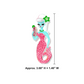 Mai Tai Mermaid Brooch by Miss Fluff x Lipstick & Chrome