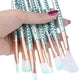 Makeup Brushes Kit Natural Tool Pencil Cosmetics Foundation Artist Mermaid Highlighter Face Set Of Bronzer Eyeshadow Lip