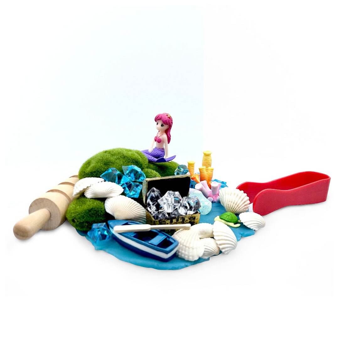 Mermaid Seascape, Playdough Kit Blossom & Bloom Kids