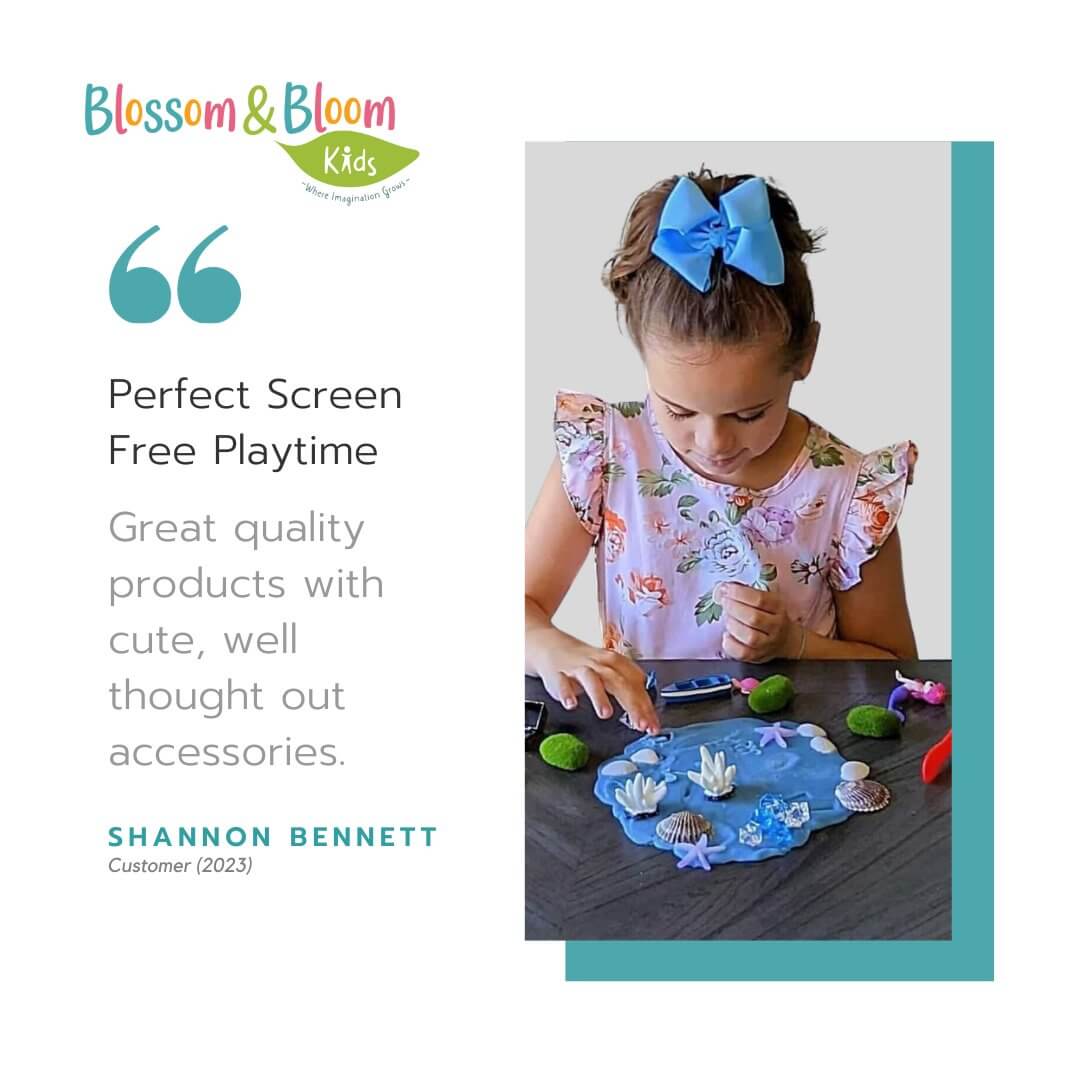 Mermaid Seascape, Playdough Kit Blossom & Bloom Kids