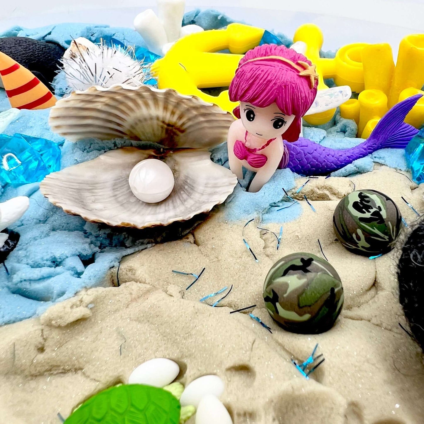 Mystical Mermaid, Play Set with Kinetic Sand Blossom & Bloom Kids