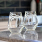 Palm Tree Etched Glassware
