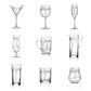 Palm Tree Etched Glassware