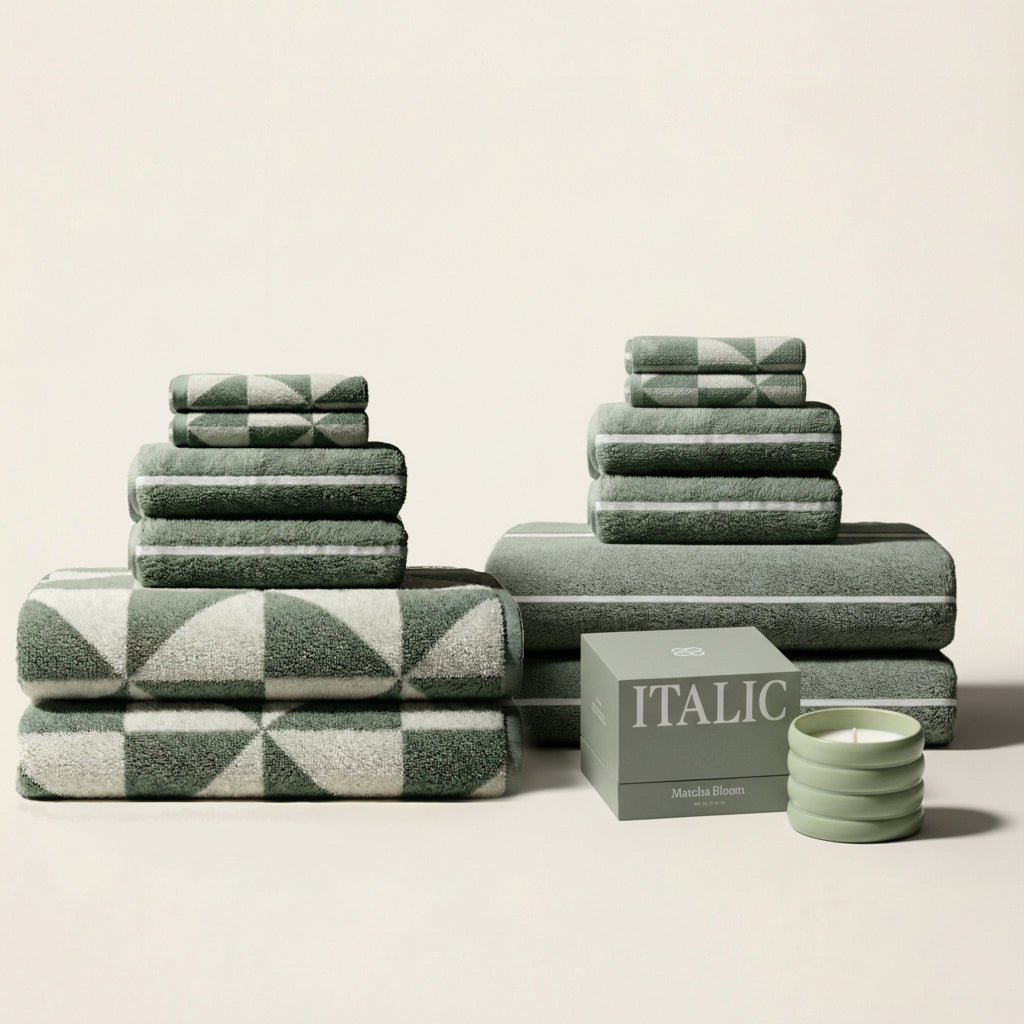 Deia Australian Cotton Towels Italic