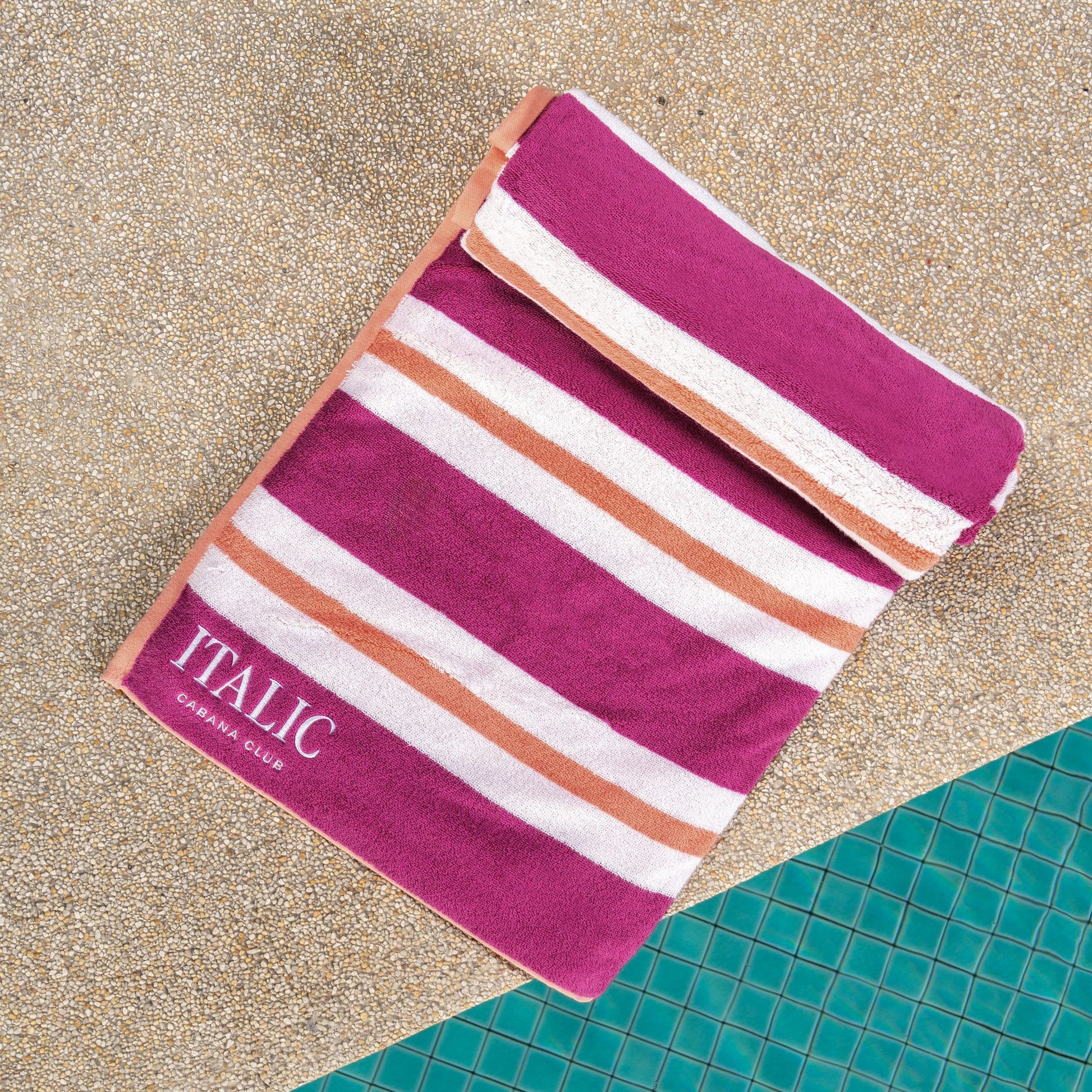 Bondi Australian Cotton Beach Towels Italic