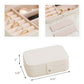 Portable Travel Jewelry Box Small PU Leather Organizer Case