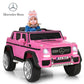 12V Licensed Mercedes-Benz Kids Ride On Car-Pink GBruno Store