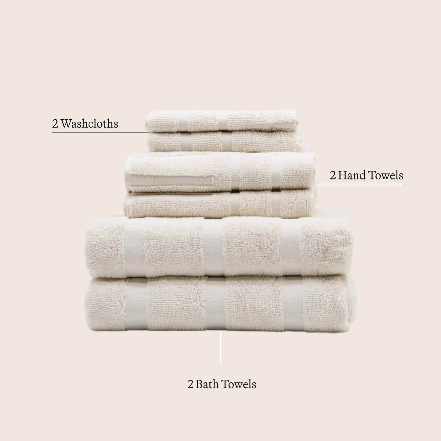 Australian Cotton Towels Italic