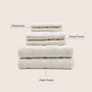 Capri Australian Cotton Towels Italic