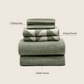 Deia Australian Cotton Towels Italic
