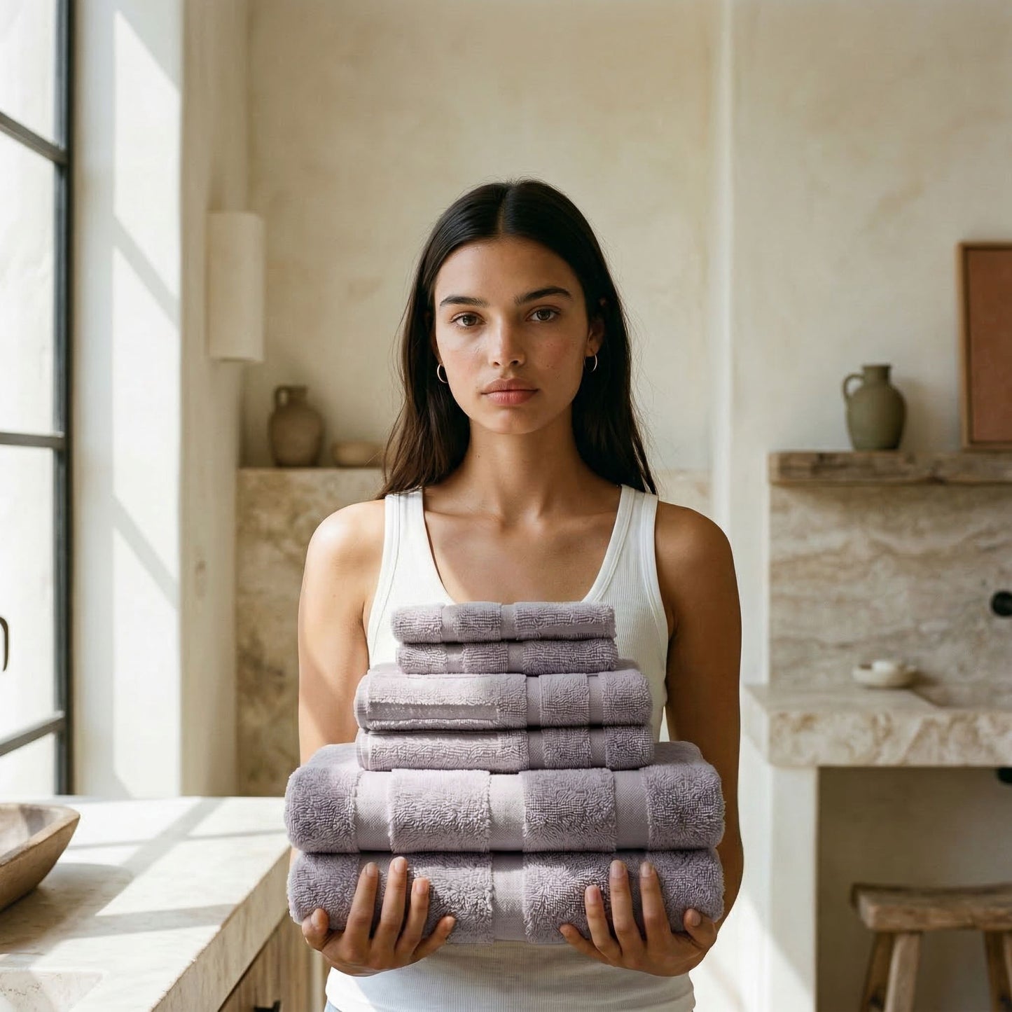Capri Australian Cotton Towels Italic
