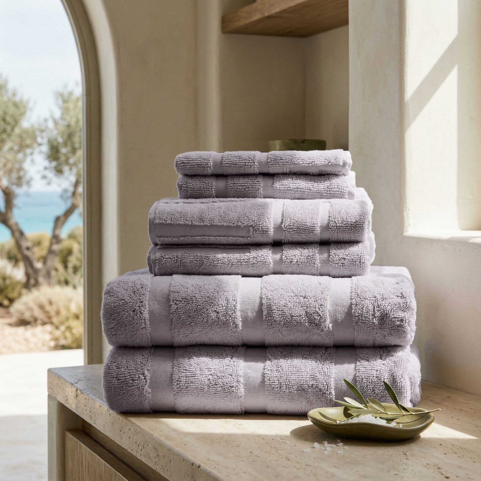 Capri Australian Cotton Towels Italic