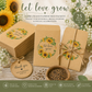 Sunflower Let Love Grow Seed Packet Favors – 25 Pack