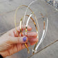 Unique 3 Layer Headband Wedding Bridal Hair Accessories Gold Tiara Crown Jewelry for Women Hair band Metal Headpiece Gorgeous Hair Accessories For Women