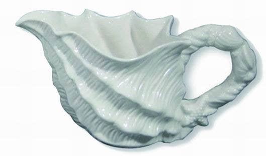 White Shell Tea & Serving Pieces