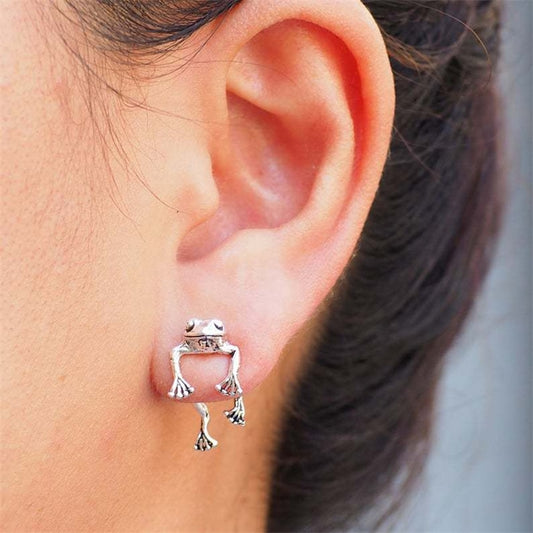 Cute Frog Stud Earrings Mermaid Quake