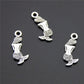 50PCS  Silver Color Beautiful Little Mermaid Charms For Jewelry Making