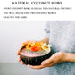 Natural Coconut Bowl and Spoon Set - Mermaid Quake